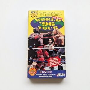 WWF World Tour 96 🔥 Coliseum Video Wrestling Tape [VHS, 1996]